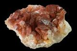 Natural Quartz Crystal Cluster with Hematite Phantoms - Morocco #137456-1